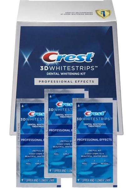 3D Whitestrips Professional Effects Diş Beyazlatma Bantları 3'lü (6 Bant)Crest 3D - 3/6