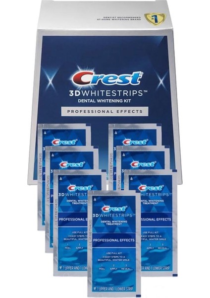 3D White Professional Effects Diş Beyazlatma Bantları - 14 Bant - 7 Paket