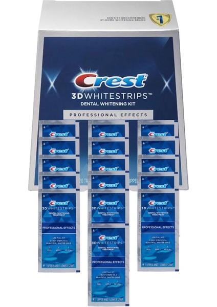 3D White Professional Effects Diş Beyazlatma Bantları - 32 Bant - 16 Paket
