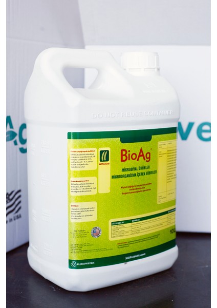 Bioag Organik Mikrobiyel Probiyotik Gübre 1 Litre