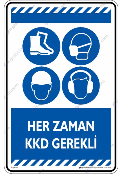 Her Zaman Kdd Gerekli/25x35cm/Etiket fiyatları