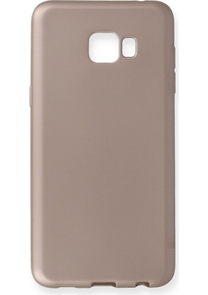 Samsung Galaxy C5 Pro Kılıf Premium Rubber Silikon - Rose Gold