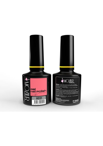 Mozıur Kalıcı Oje H031 UV LED Parlak Pembe 10 ml Dayanıklı ve Kolay Uygulama modelleri