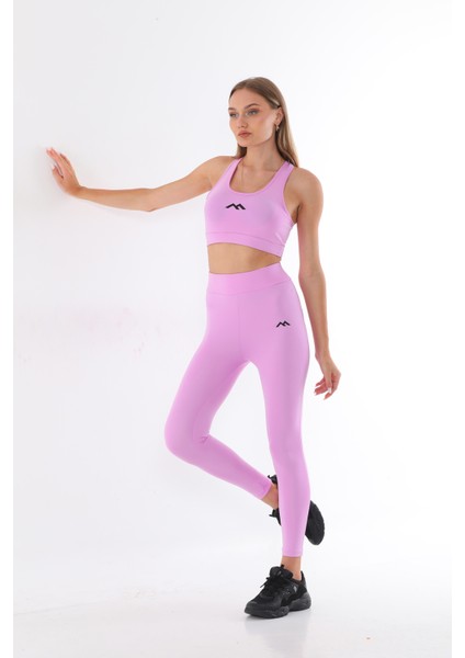 Spor Sucuba Kumaş Kaplı Badi & Lasikli Yüksek Bel Tayt Takım fiyatları