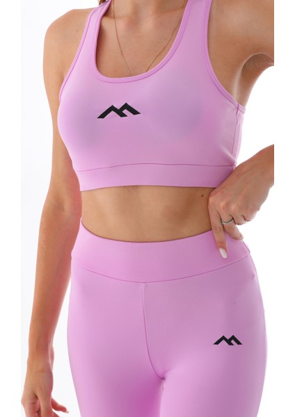 Spor Sucuba Kumaş Kaplı Badi & Lasikli Yüksek Bel Tayt Takım fırsatları