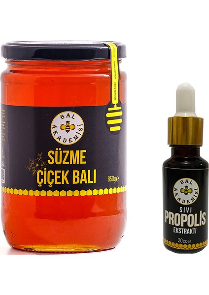 Çiçek Balı 850 gr + Propolis Paketi