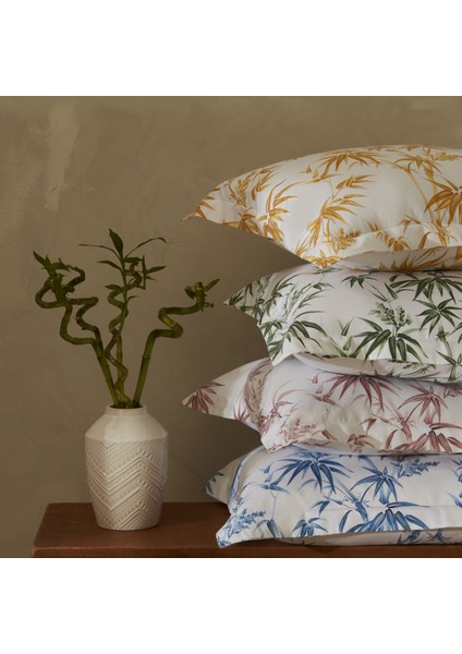 Grove Bambu Çift Kişilik Nevresim Takımı İndigo