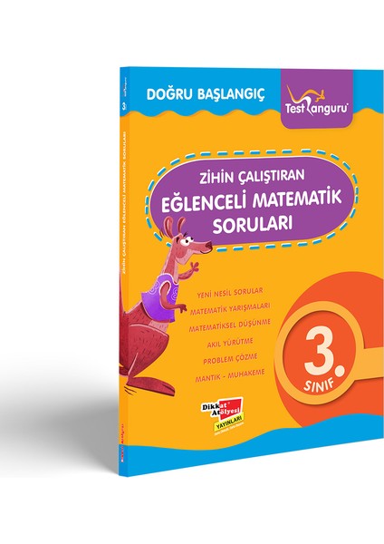 3.Sınıf Zihin Çalıştıran Eğlenceli Kanguru Matematik Soruları