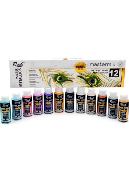 Mastermix Metalik 60 cc 12'li Set modelleri
