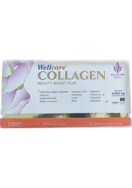 Collagen Beauty Plus Frenk Üzümü Portakal Aromalı 30 x 40 ml Tüp