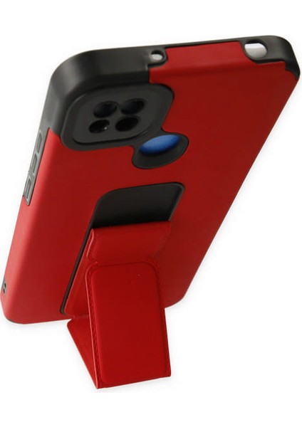 Xiaomi Redmi 9c Kılıf Mega Standlı Silikon - Kırmızı 300099 fırsatları