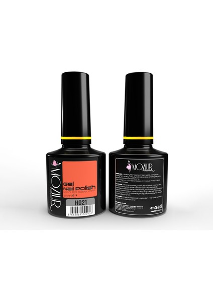 H021 UV LED Kalıcı Oje Canlı Turuncu Renk 10 ml Uzun Süreli Kullanım İçin fırsatları