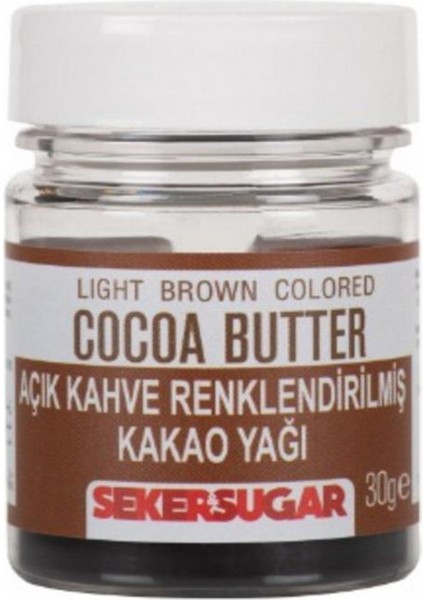 Şeker & Sugar Açık Kahverengi Yenilebilir Kakao Yağı 30 gr