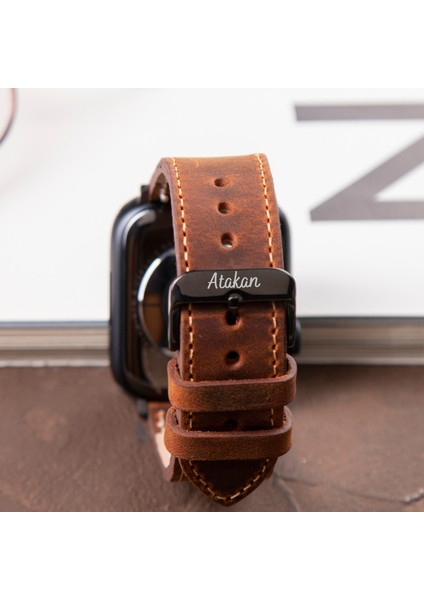 Apple Watch 42MM 44MM 45MM 49MM 3 / 4 / 5 / 6 / Se / 7 / 8 / 9 Ultra Ultra 2 Deri Kordon Deri Kayış Taba fırsatları