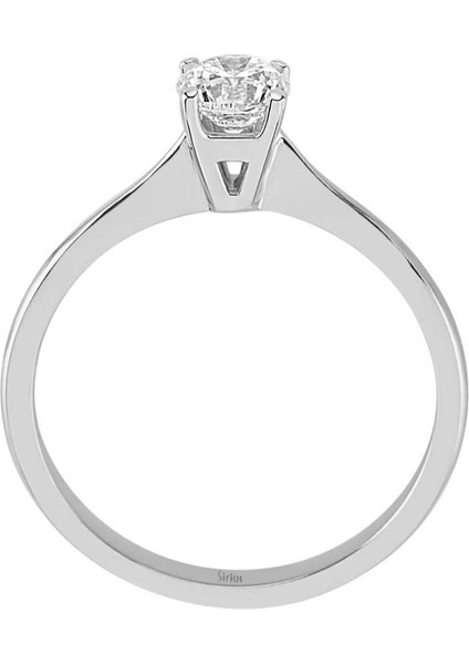 F Renk 0,50 Karat Pırlanta Tektaş Yüzük 0423R0043 modelleri