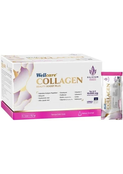 Collagen Beauty Boost Plus Karpıuz Nane Aromalı 30 x 40 ml Tüp