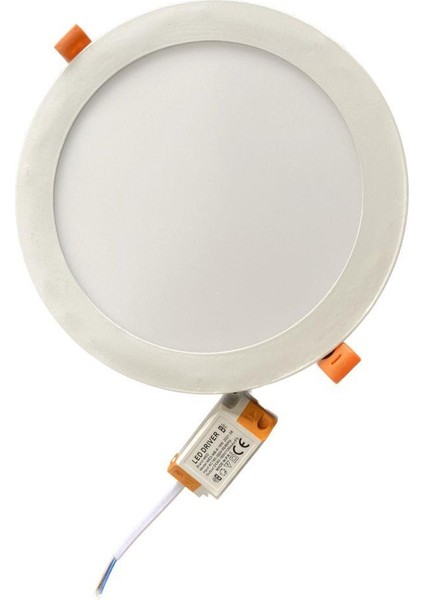 LD474 Slim Yuvarlak LED Panel 15W (6500K) 5 Adet