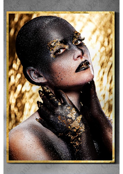 Güzellik Merkezi Kuaför Çerçevesiz Çerçeve Görünümlü 4 Parça Mdf Duvar Tablo Seti Lazer Kesim fırsatları