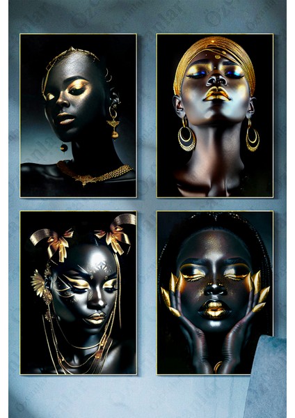 Güzellik Merkezi Kuaför Çerçevesiz Çerçeve Görünümlü 4 Parça Mdf Duvar Tablo Seti Lazer Kesim fiyatları