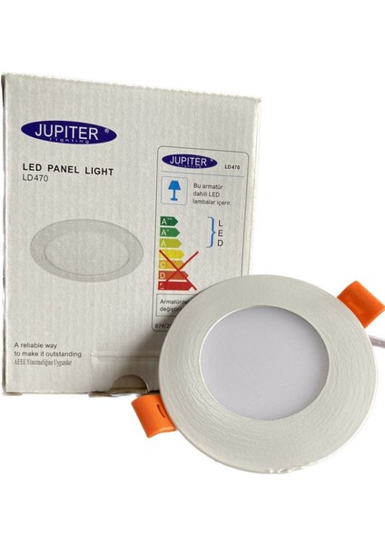 Cata LD470 Slim Yuvarlak LED Panel 3W (3000K) 5 Adet fiyatları