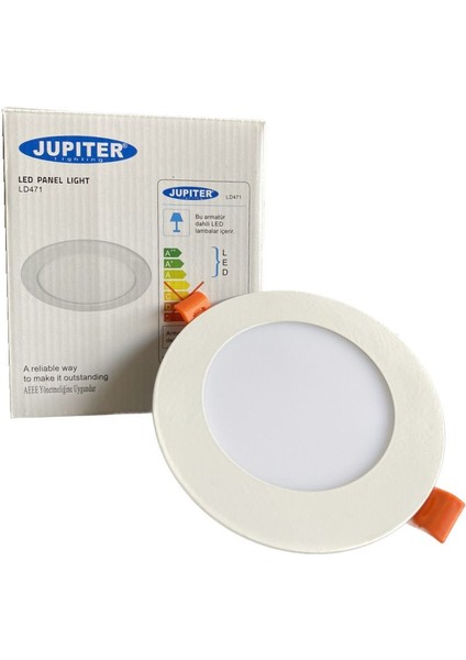 LD471 Slim Yuvarlak LED Panel 6W (4000K) 5 Adet fiyatları