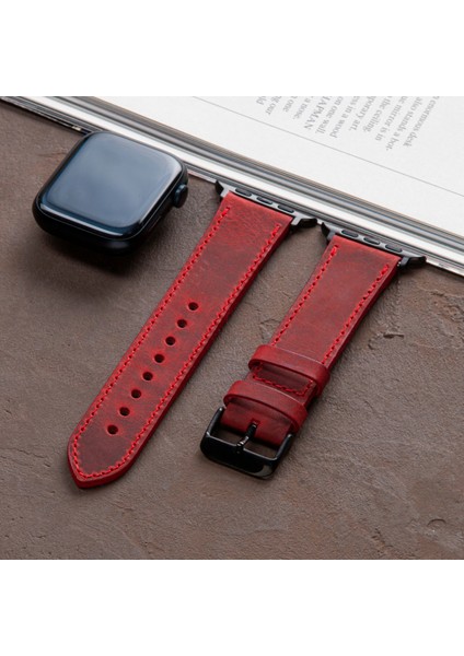 Apple Watch 42MM 44MM 45MM 49MM 3 / 4 / 5 / 6 / Se / 7 / 8 / Ultra Deri Kordon Deri Kayış fiyatları