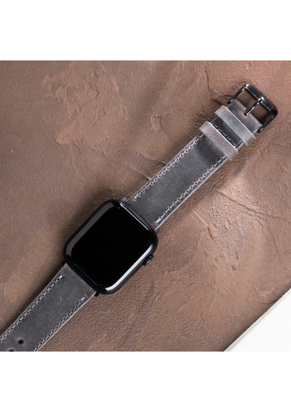 Apple Watch 42MM 44MM 45MM 49MM 3 / 4 / 5 / 6 / Se / 7 / 8 / Ultra Deri Kordon Deri Kayış indirimleri