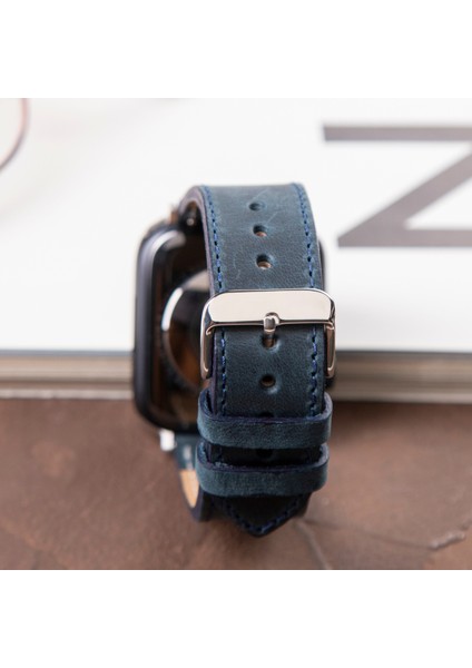 Apple Watch 42MM 44MM 45MM 49MM 3 / 4 / 5 / 6 / Se / 7 / 8 / Ultra Deri Kordon Deri Kayış