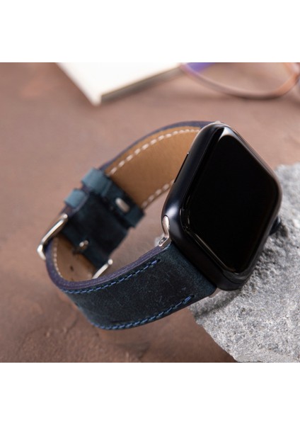 Apple Watch 42MM 44MM 45MM 49MM 3 / 4 / 5 / 6 / Se / 7 / 8 / Ultra Deri Kordon Deri Kayış