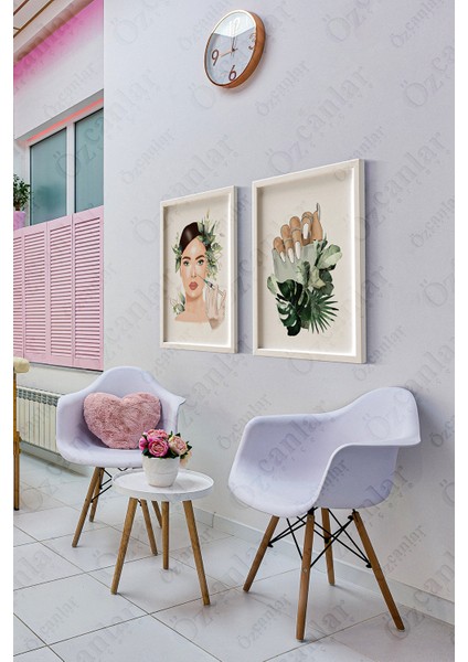 Çerçeveli Tablo Kuaför ve Güzellik Merkezi Çerçeveler Dekorasyon Ev Dekoru Konsept