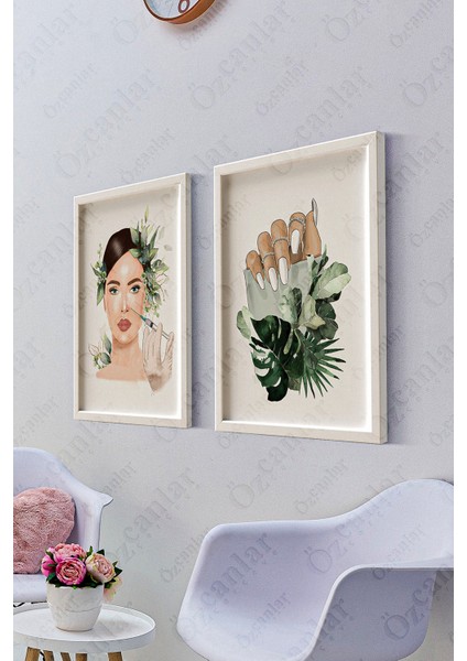 Çerçeveli Tablo Kuaför ve Güzellik Merkezi Çerçeveler Dekorasyon Ev Dekoru Konsept fiyatları