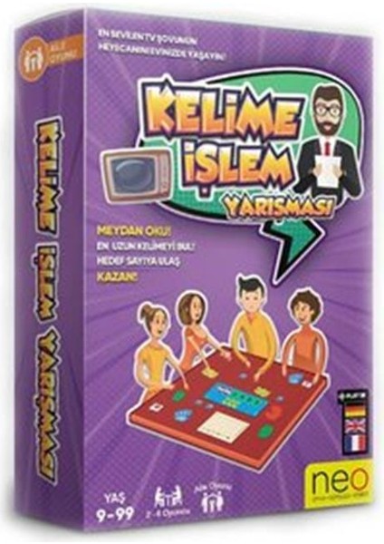 Kelime İşlem Yarışması 9-99 Yaş