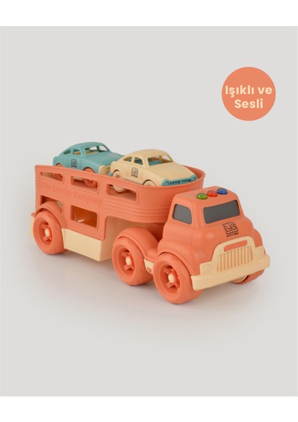 Somon Sesli ve Işıklı Taşıyıcı Tır