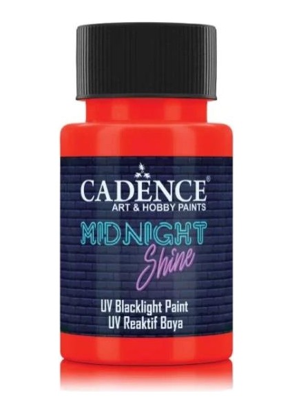 Mıdnıght Uv Reaktıf Boya 05 Turuncu Kırmızı 50 ml