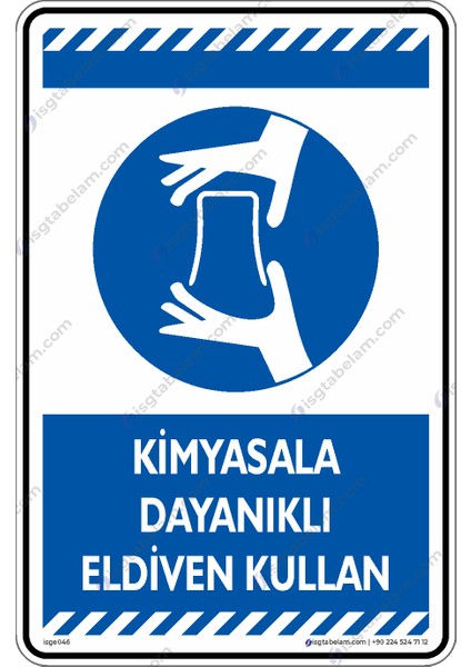 Kimyasala Dayanıklı Eldiven Kullan