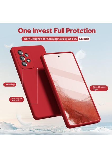 Samsung Galaxy A53 5g Uyumlu Soft Kadife Doku Lansman Kapak