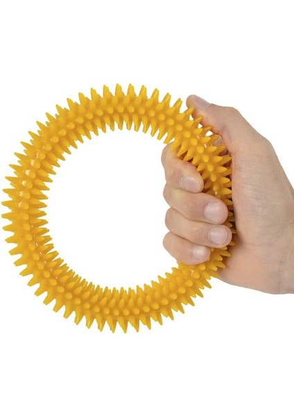 Yumuşak Dikenli Halka Sarı Renk 15 cm fiyatları