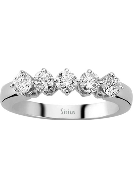 G Renk 0,77 Karat Pırlanta 5 Taş Yüzük 0423R0061 fiyatları