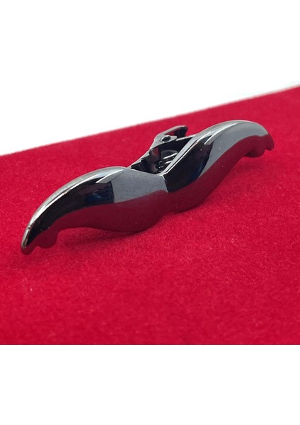 Bıyık Motif Füme Renk Kravat Iğnesi KIY716 fiyatları