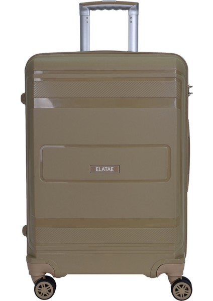 Premium Poliropilen Kırılmaz 3'lü Valiz Seti Büyük - Orta Boy ve Makyaj Vizon V305 fiyatları