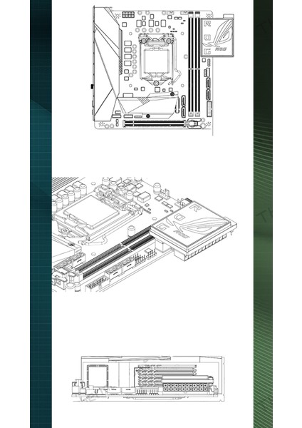 Asus, Gigabyte, Msı Loglolu Atx Güç Kaynağı 24 Pin Argb Konnektör Başlık