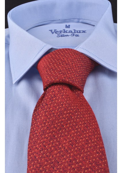 VR23-MİKRO Saten Slimfit Uzun Kol Gömlek/mavi/m indirimleri