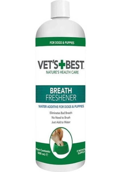 Vets Best Köpekler Için Ağız Bakım Suyu 500 ml