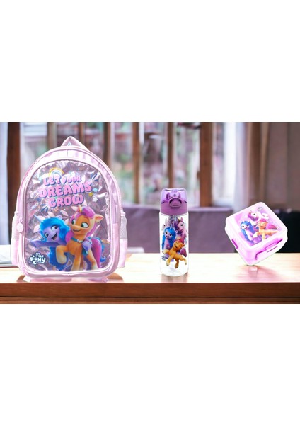 My Little Pony Ilkokul Çantası Matara ve Beslenme Kabı