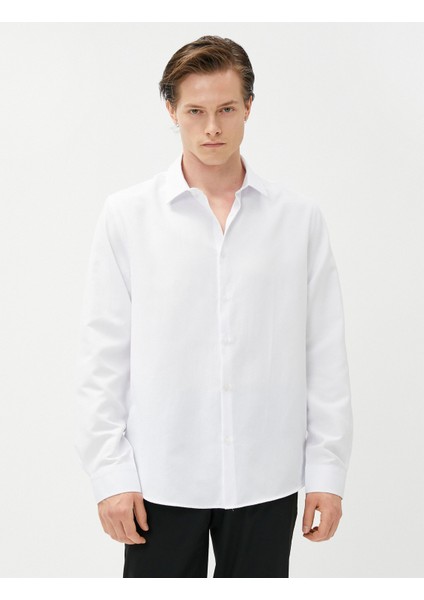 Basic Gömlek Klasik Manşet Yaka Uzun Kollu Düğmeli Non Iron modelleri