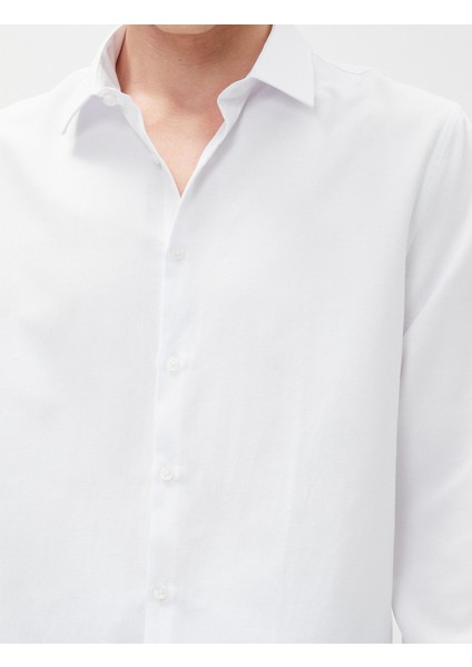 Basic Gömlek Klasik Manşet Yaka Uzun Kollu Düğmeli Non Iron indirimleri