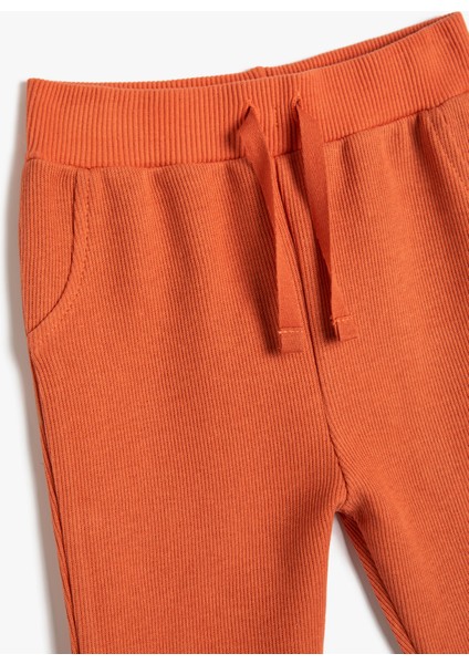 Basic Jogger Eşofman Altı Beli Bağlamalı Kaşkorse Pamuklu modelleri