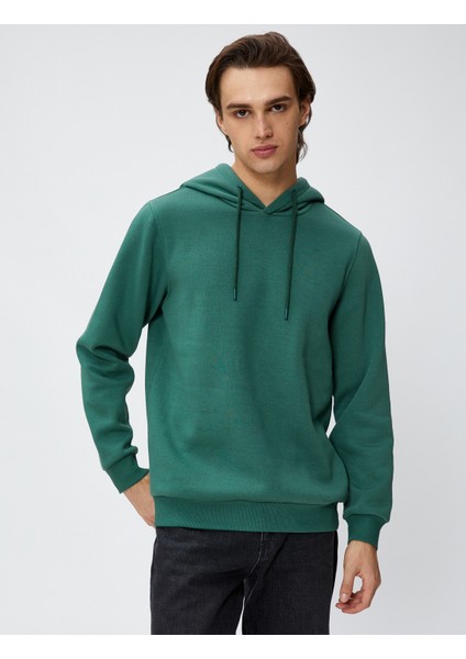 Basic Kapşonlu Sweat Uzun Kollu modelleri