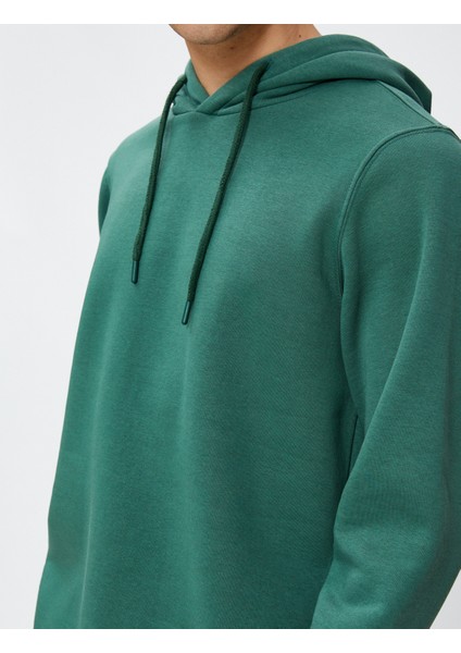 Basic Kapşonlu Sweat Uzun Kollu indirimleri