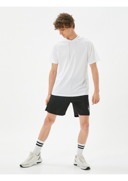 Basic Spor Tişört Kapşonlu Reglan Kollu fiyatları